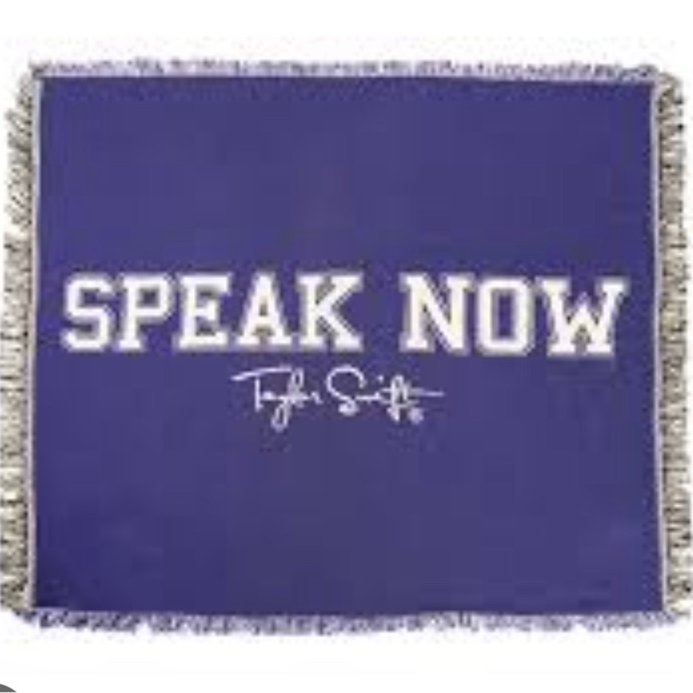 Speak Now Taylor Swift blanket. Brand new, never taken out of the packaging.